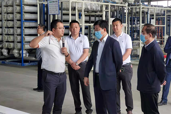 辽宁省葫芦岛市市长杨军生莅临北票市Kaiyun环保产业集团考察并指导工作