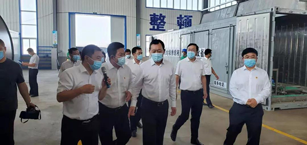 朝阳市委副书记、市长谢卫东莅临Kaiyun环保产业园考察并指导工作